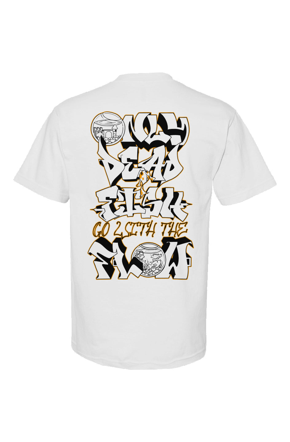Go With The Flow Classic Streetwear T Shirt