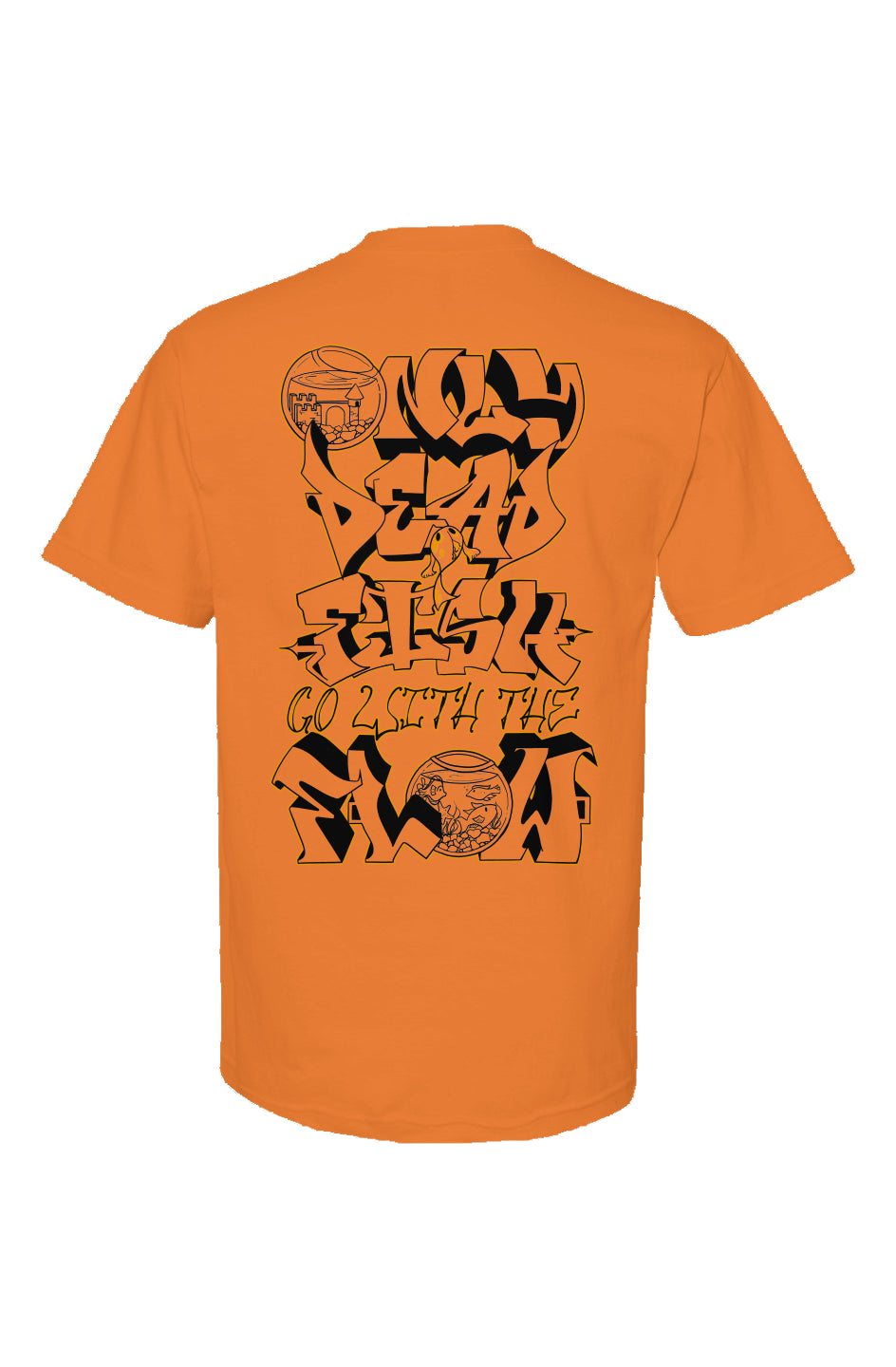 Go With The Flow Classic Streetwear T Shirt